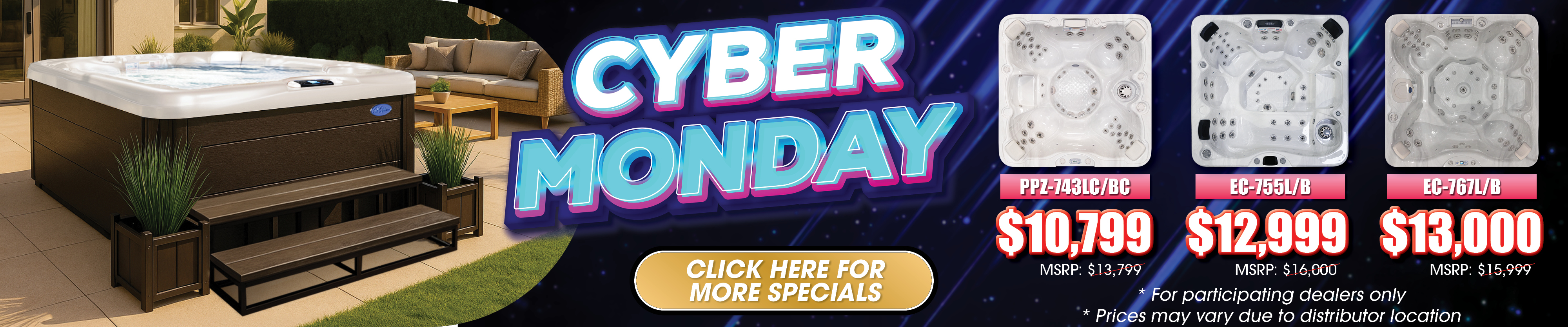 Calspas hot tub being used in a family setting - Warner Robins